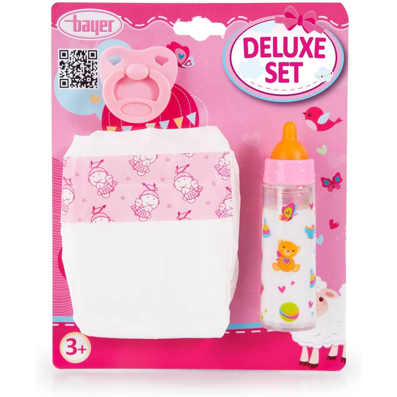 Set D'accessoires De Luxe Pour Poupées Rose