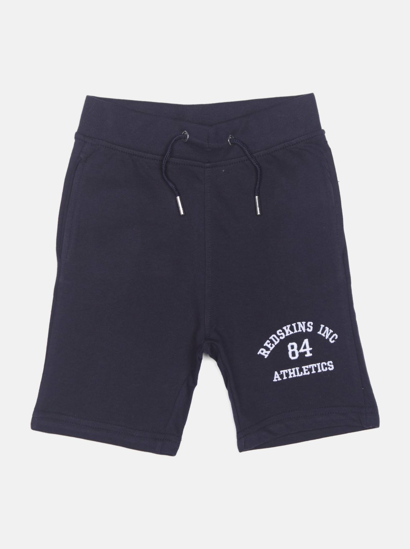 Bermuda Taille Élastique Bleu Foncé