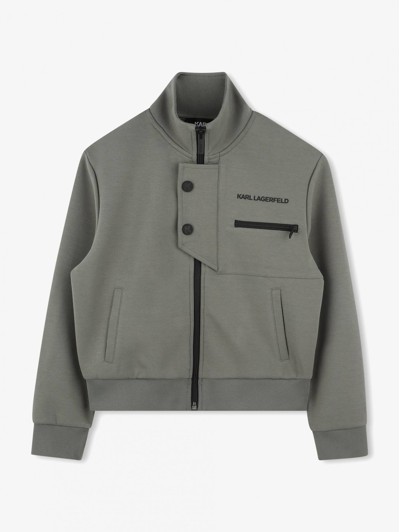 Gilet Col Montant Vert