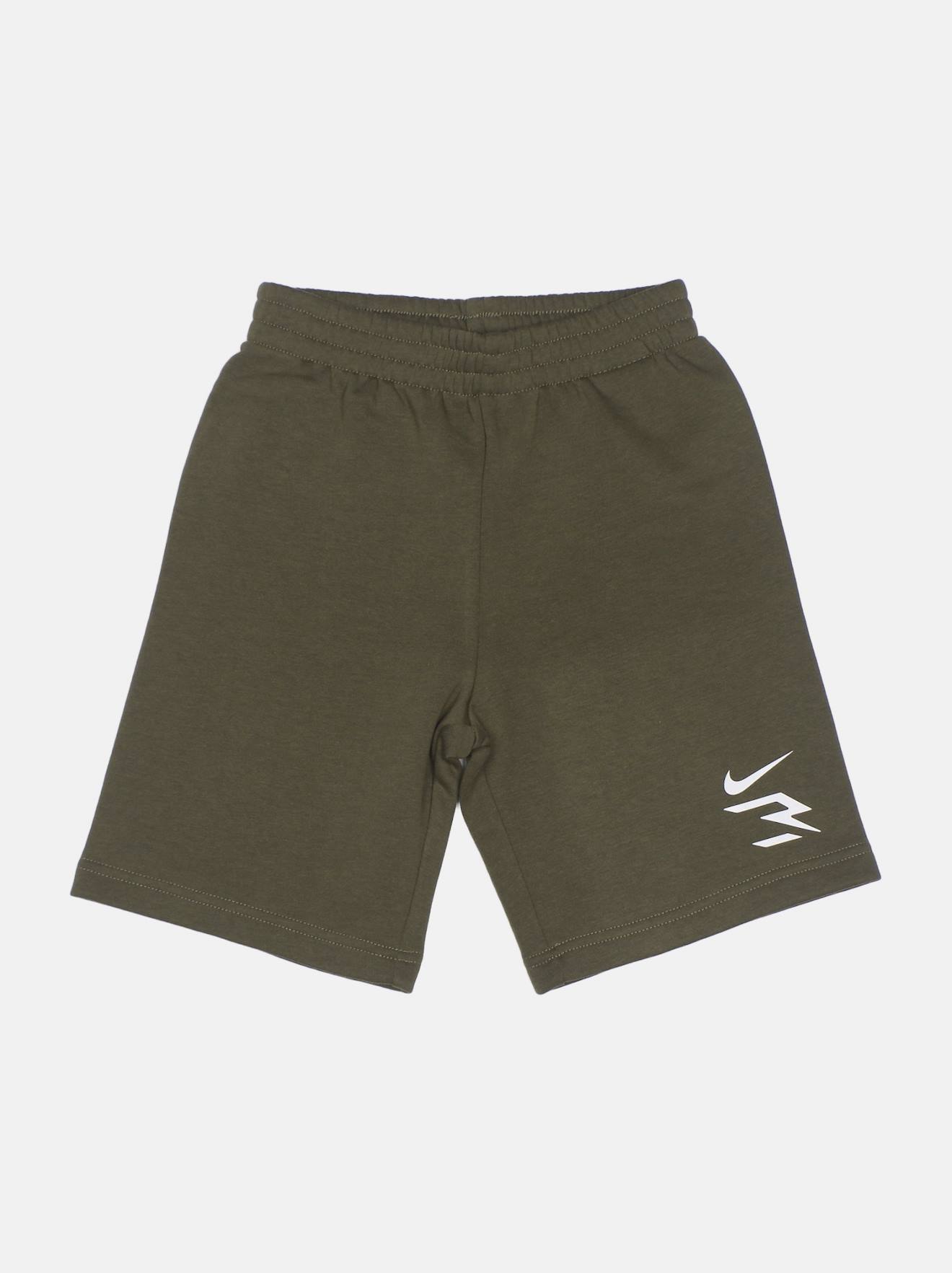 Short Taille Élastique Kaki