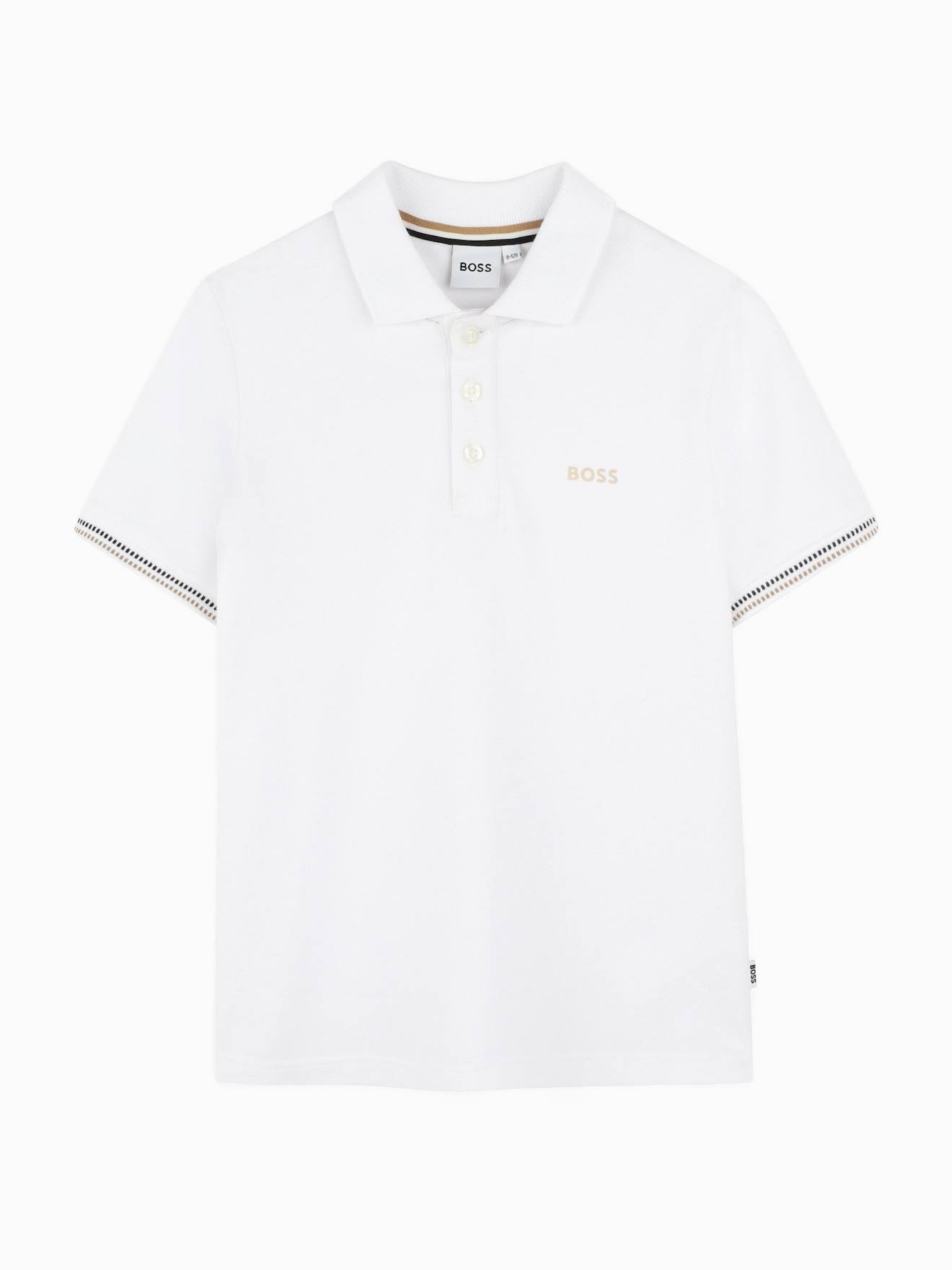 Polo Manches Courtes Blanc