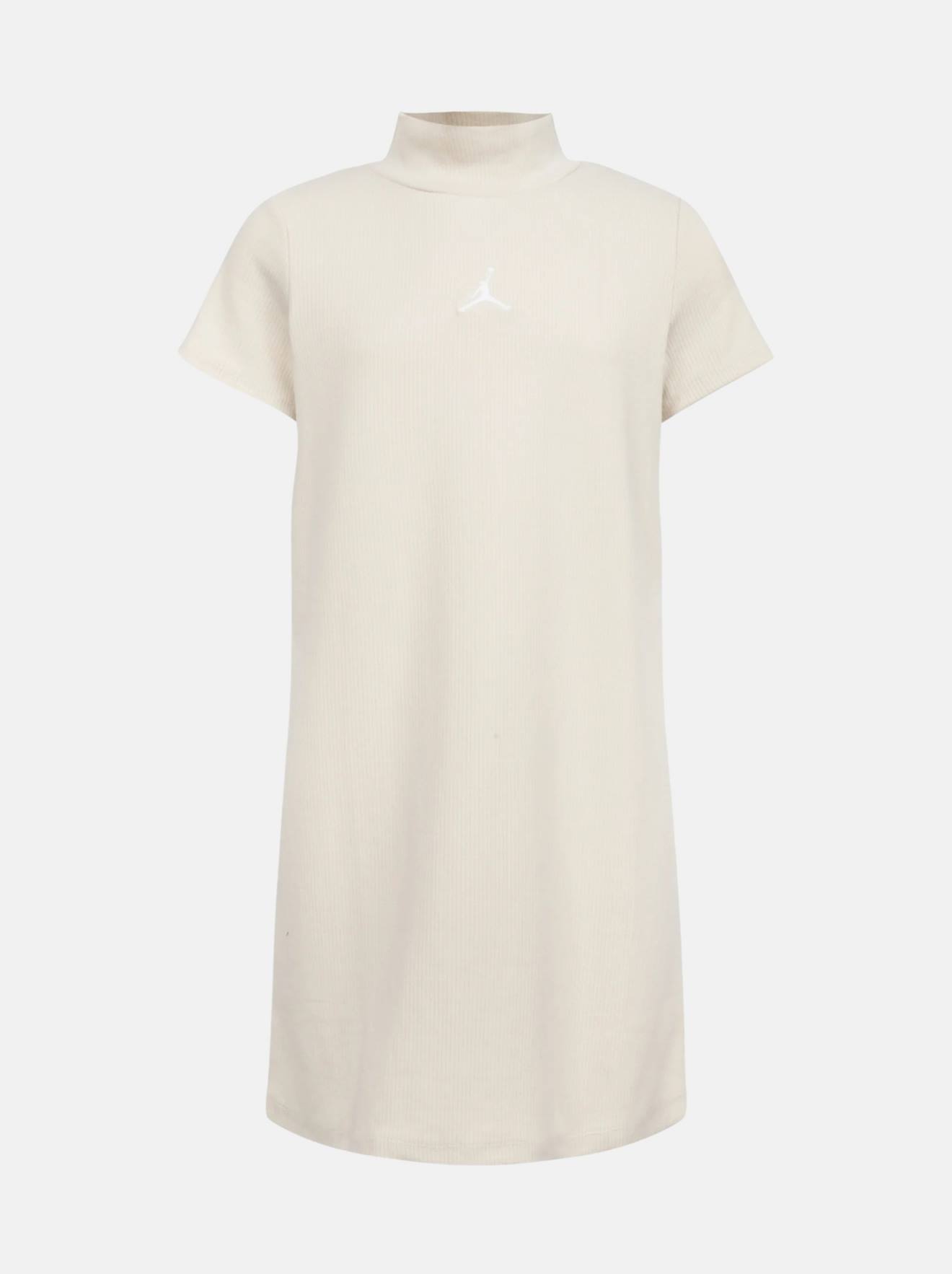 Robe Manches Courtes Blanc Cassé