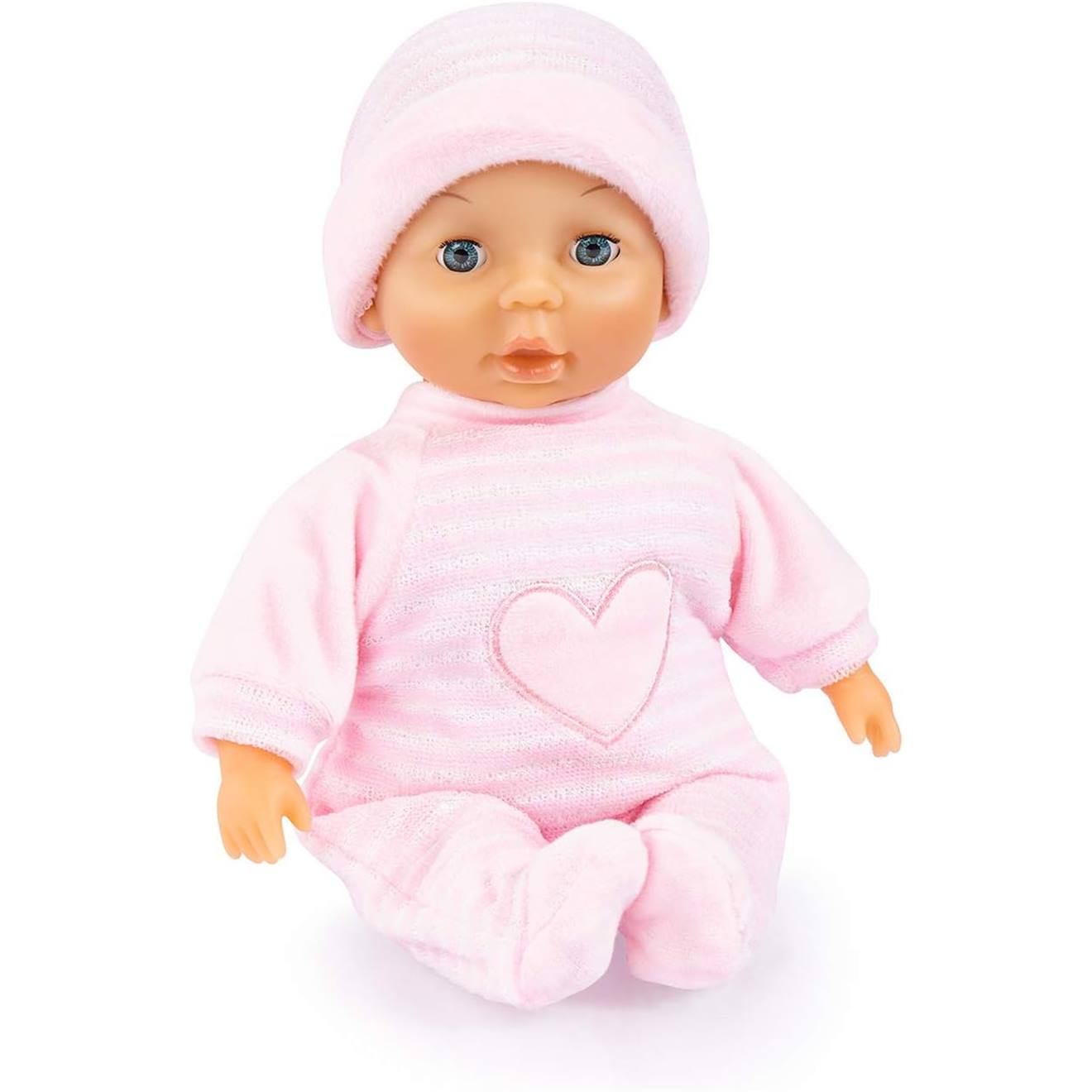 Poupée My First Baby 28 Cm Avec Motif De Coeur Rose