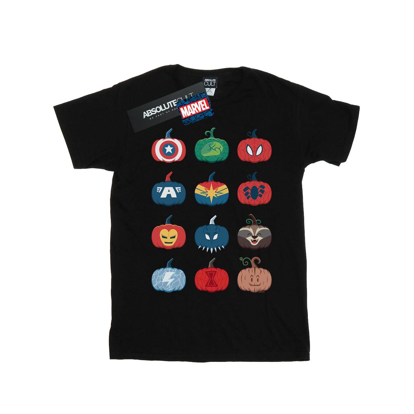T-shirt Coton Avengers Noir