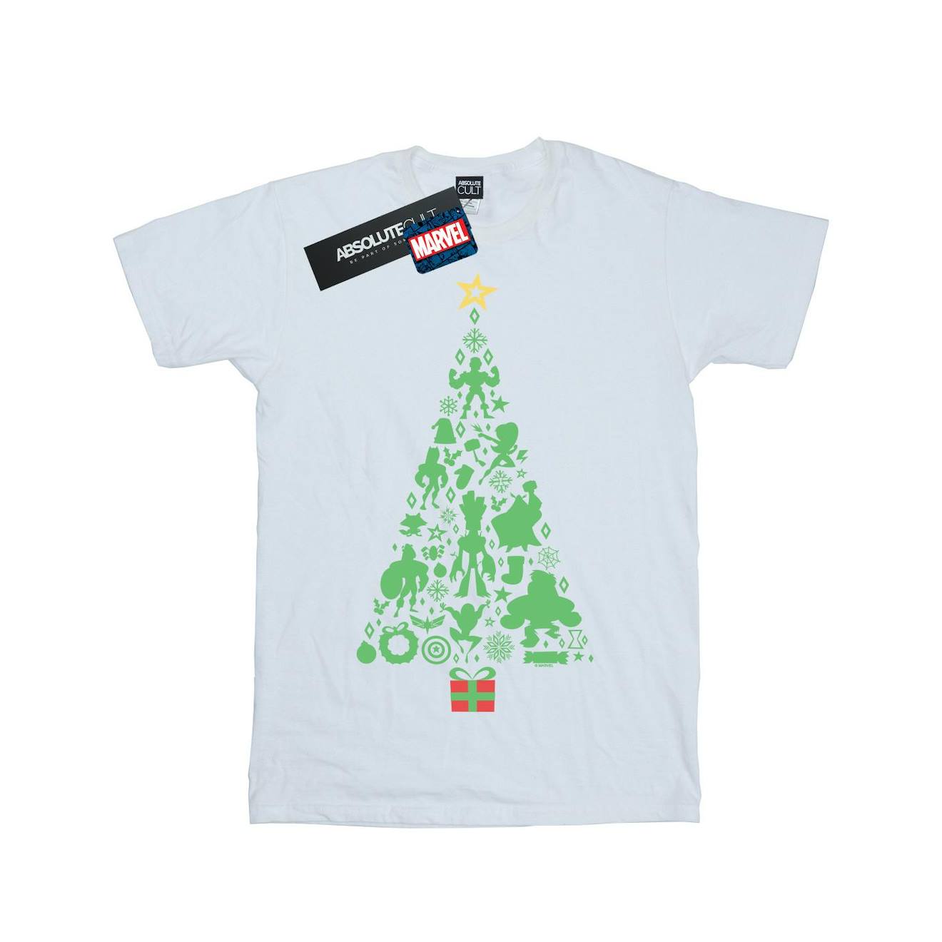 T-shirt Coton Avengers Blanc