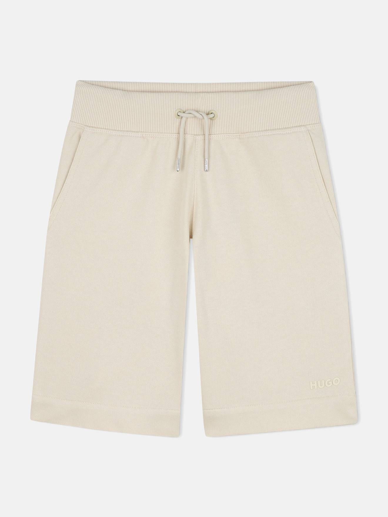 Bermuda Taille Élastique Beige