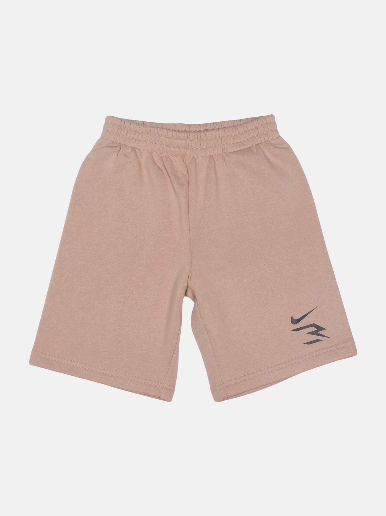 Short Taille Élastique Beige