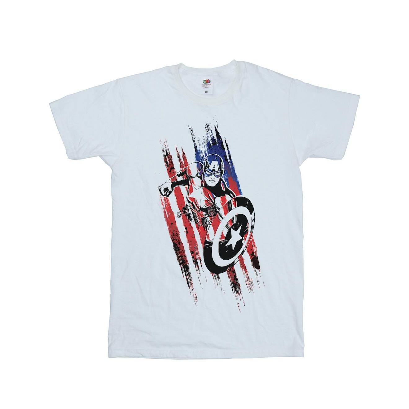 T-shirt Coton Avengers Blanc