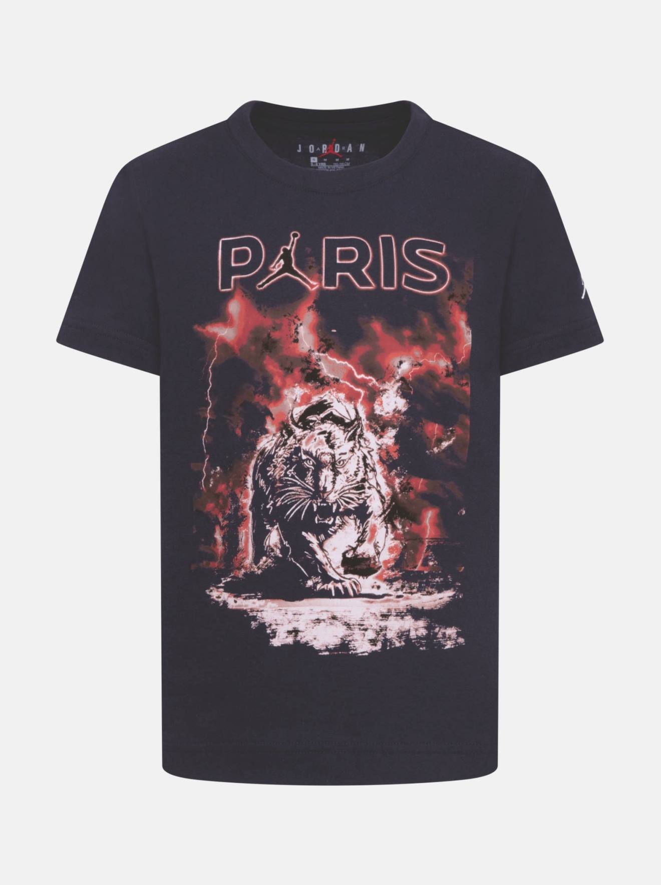 T-shirt Manches Courtes Gris Foncé