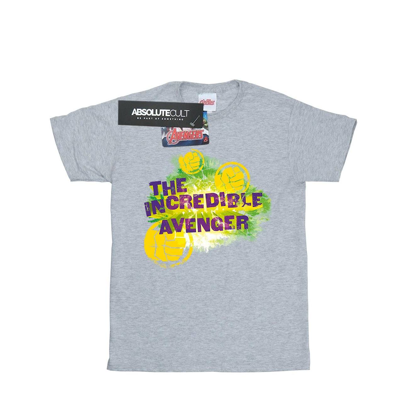 T-shirt Avenger Coton Gris Chiné