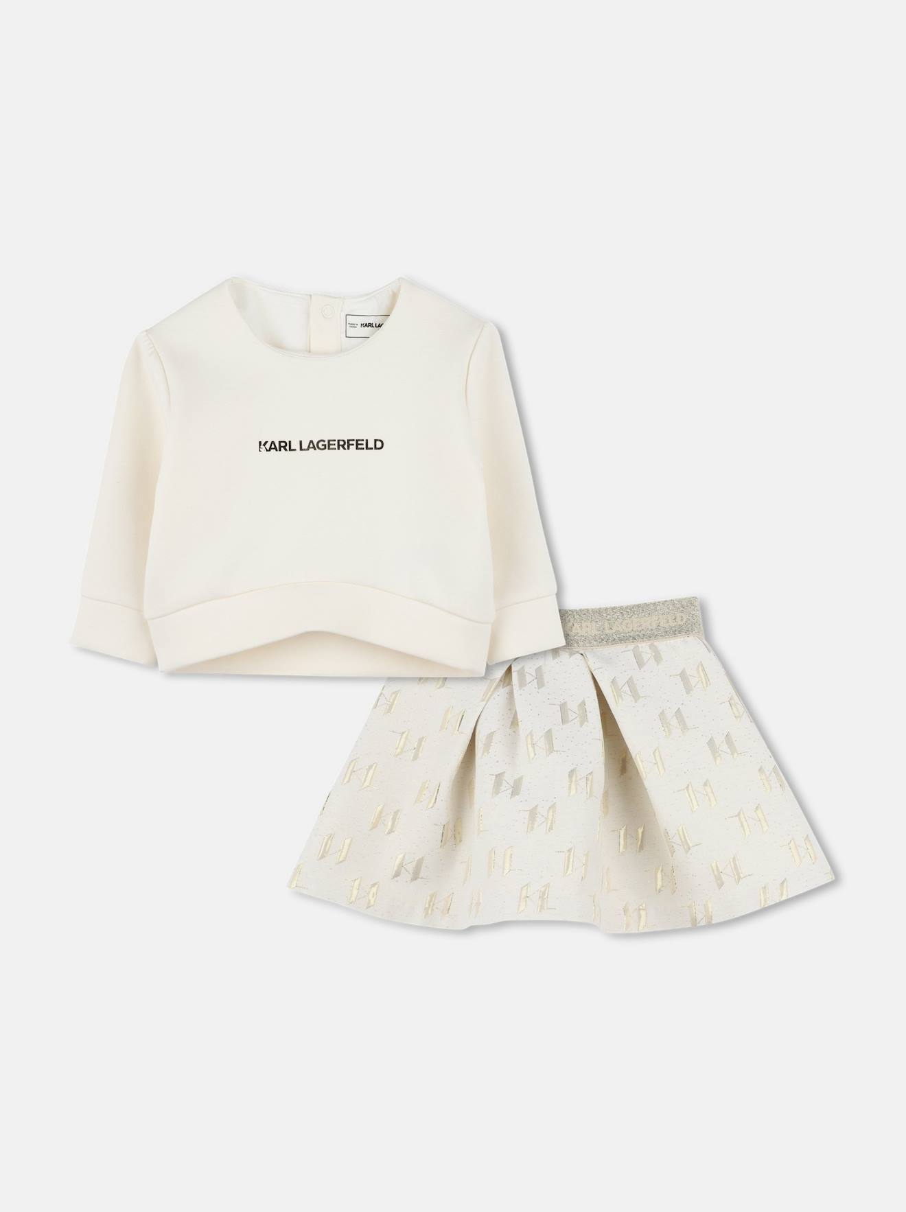 Ensemble 2 Pièces Ecru Dore