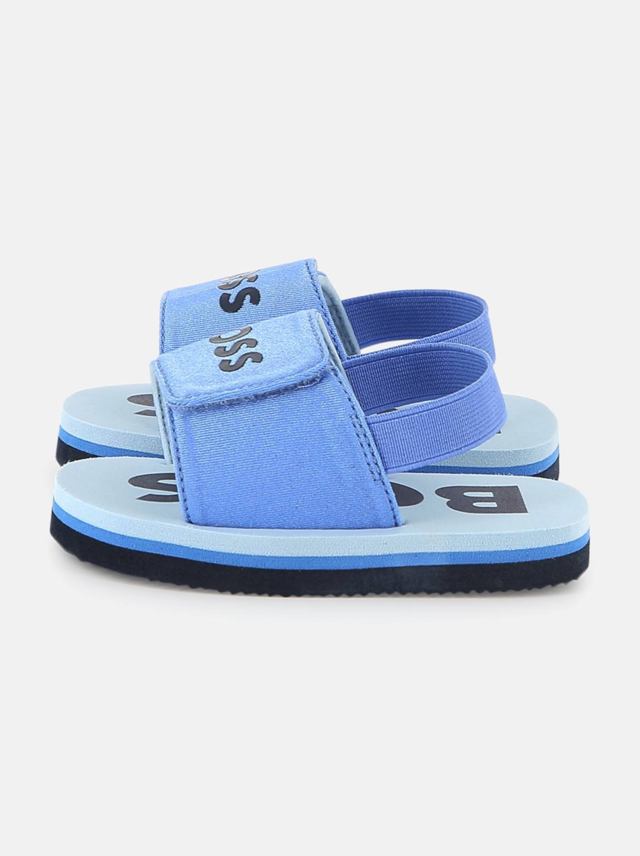 Sandales À Scratch Navy