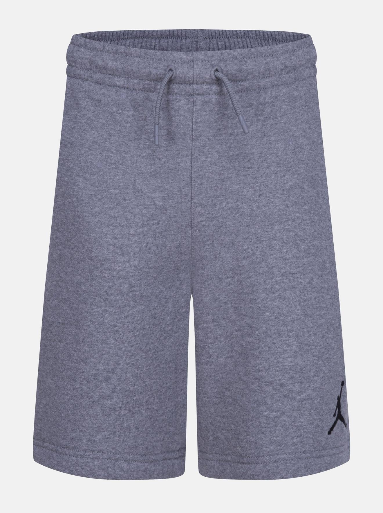 Short Taille Élastique Gris