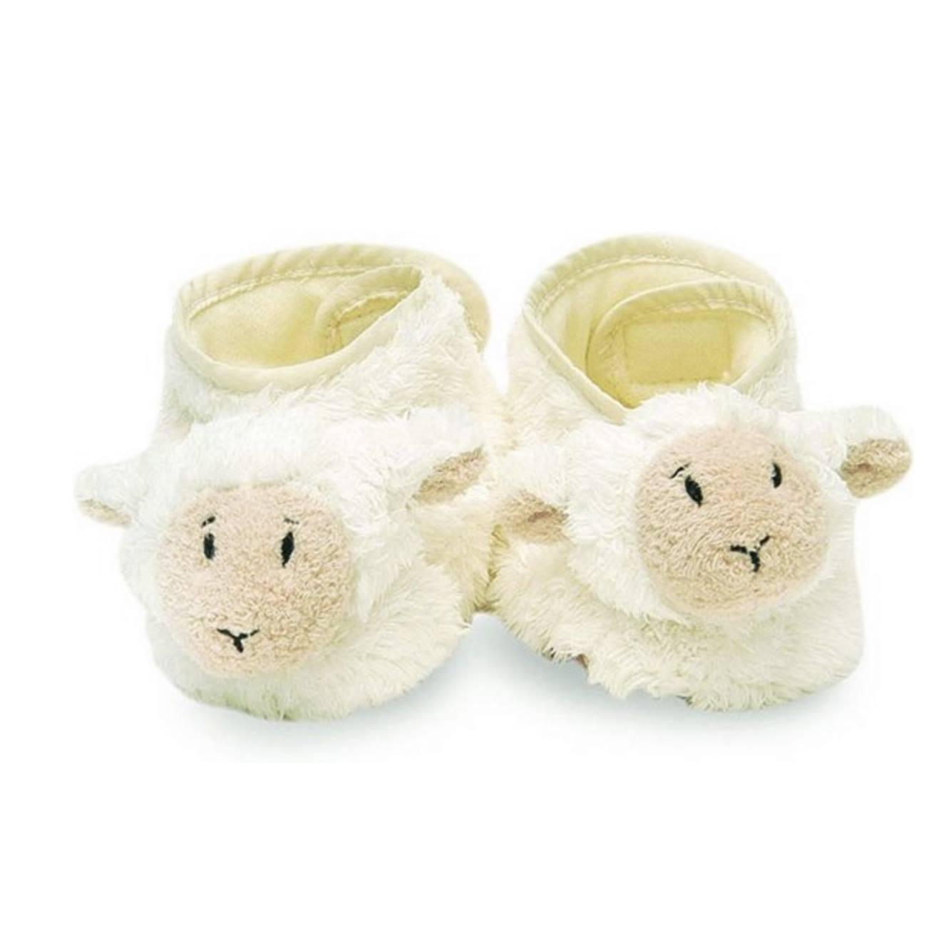 Chaussons Mouton 6-12 Mois Beige