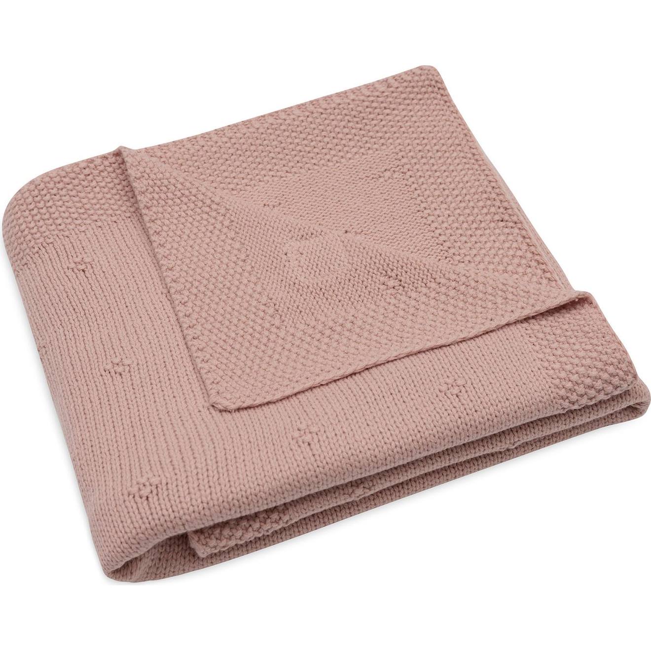 Couverture En Tricot Rose