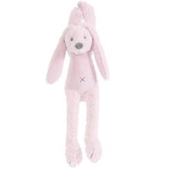 Jouet-Peluche musicale lapin richie rose pâle