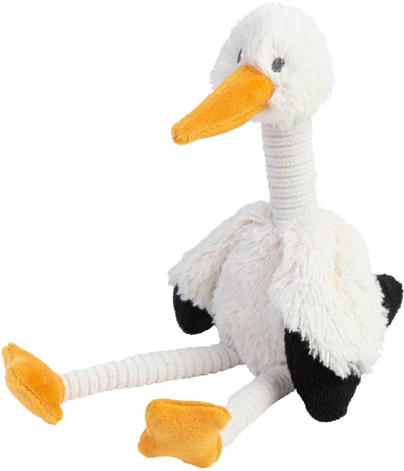 Peluche Cigogne 34 Cm Blanc