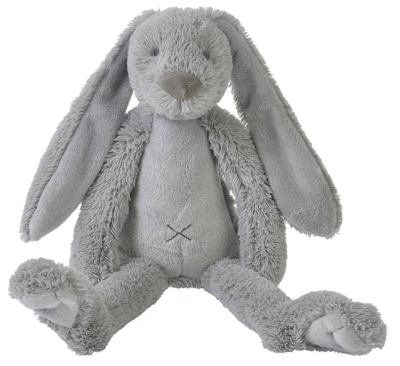 Peluche Lapin Richie Gris Clair 38 Cm Gris
