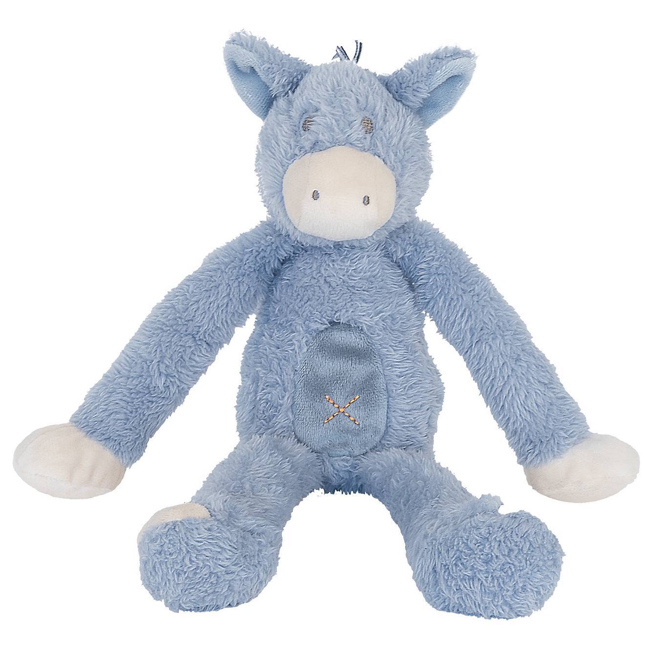 Peluche Âne Denzell 32 Cm Bleu