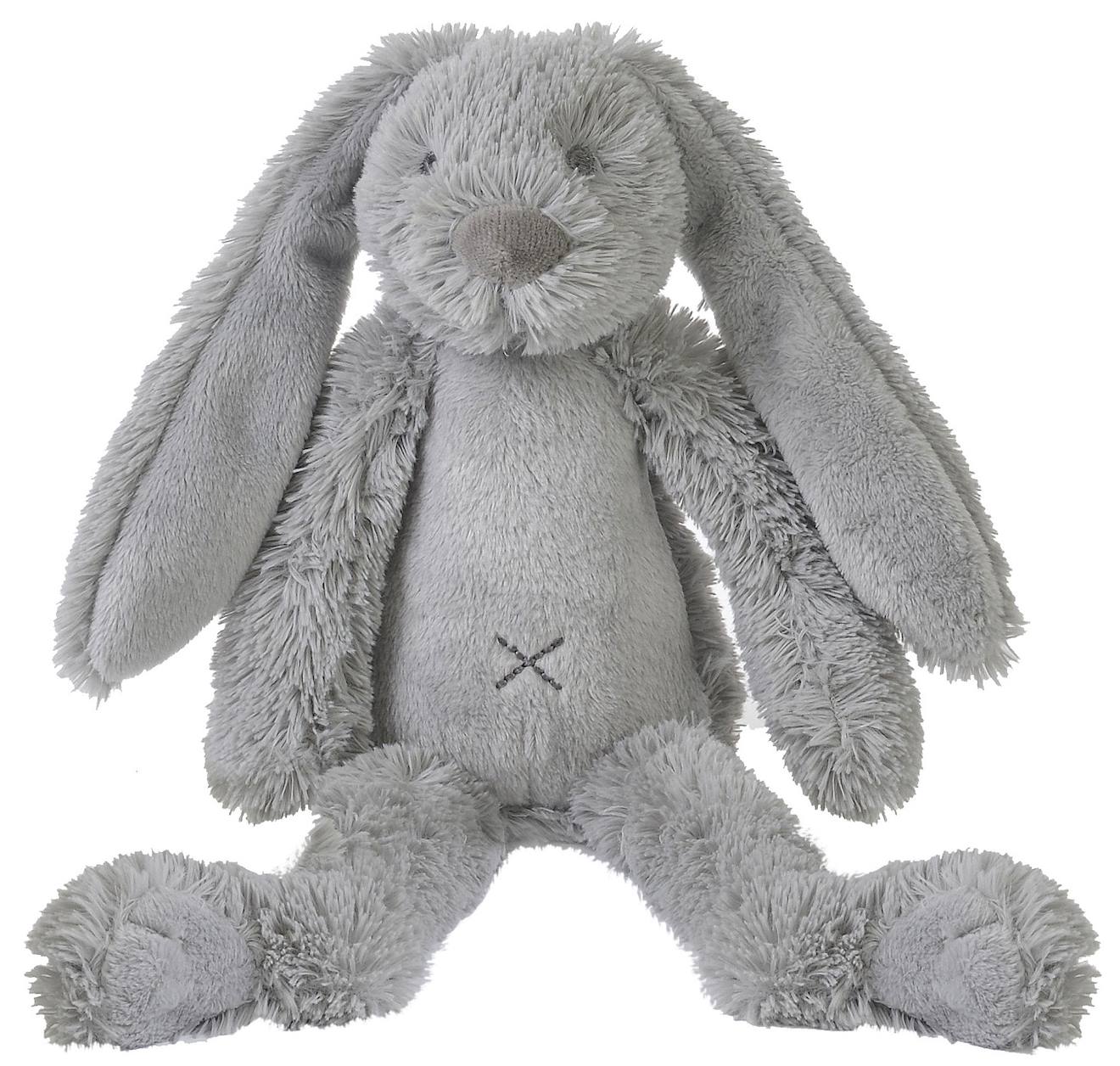 Peluche Lapin Richie Gris Clair 28 Cm Gris