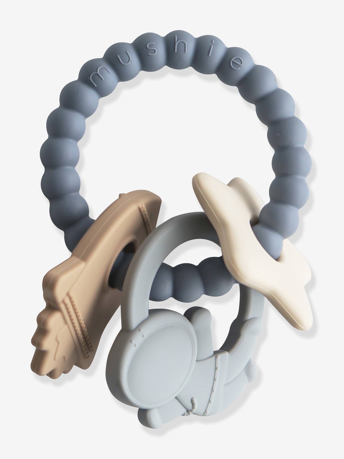 Anneau de dentition - bleu (Mushie) - Image 1