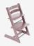 Chaise haute Tripp Trapp blanche+blanchie+brun+écru+gris+gris tempête+mauve+naturel+noir+Vert glacier 26 - vertbaudet enfant 