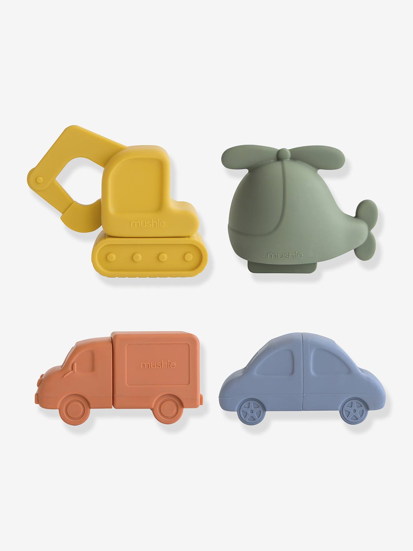 Set de 4 Jouets pour le Bain Sealife - vert (Mushie) - Image 2