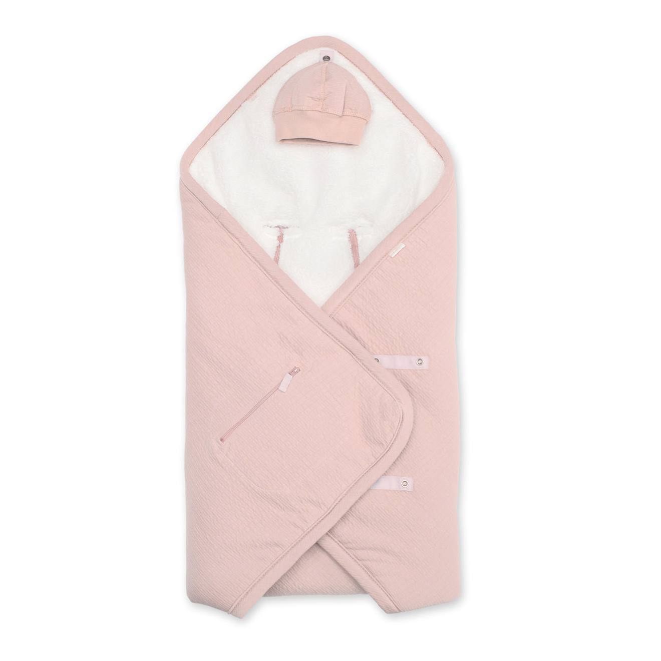 Nid D'ange Biside Ouatiné Hiver - Pady Tetra Jersey - Teddy Blush