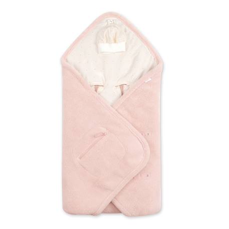 Bemini - Nid D'ange Bébé Poussette Et Siège Auto Hiver - Moelleux Douceur Blush