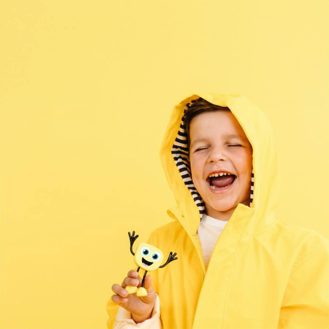 Bouteille Sensorielle Lumineuse Jaune (Glo Pals) - Image 1