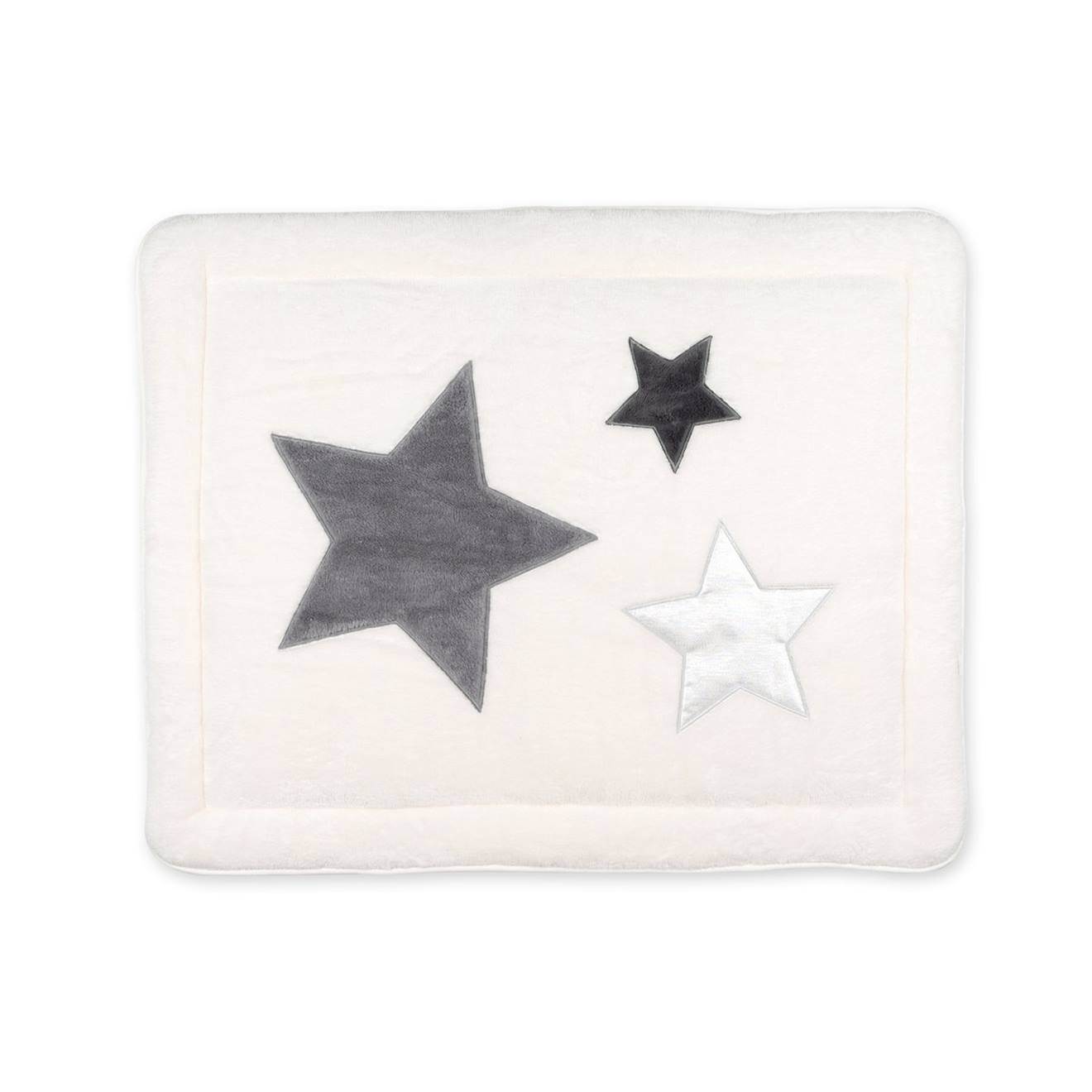 Tapis De Parc Et Jeu - Pady Softy - Terry Little Stars Print Ecru