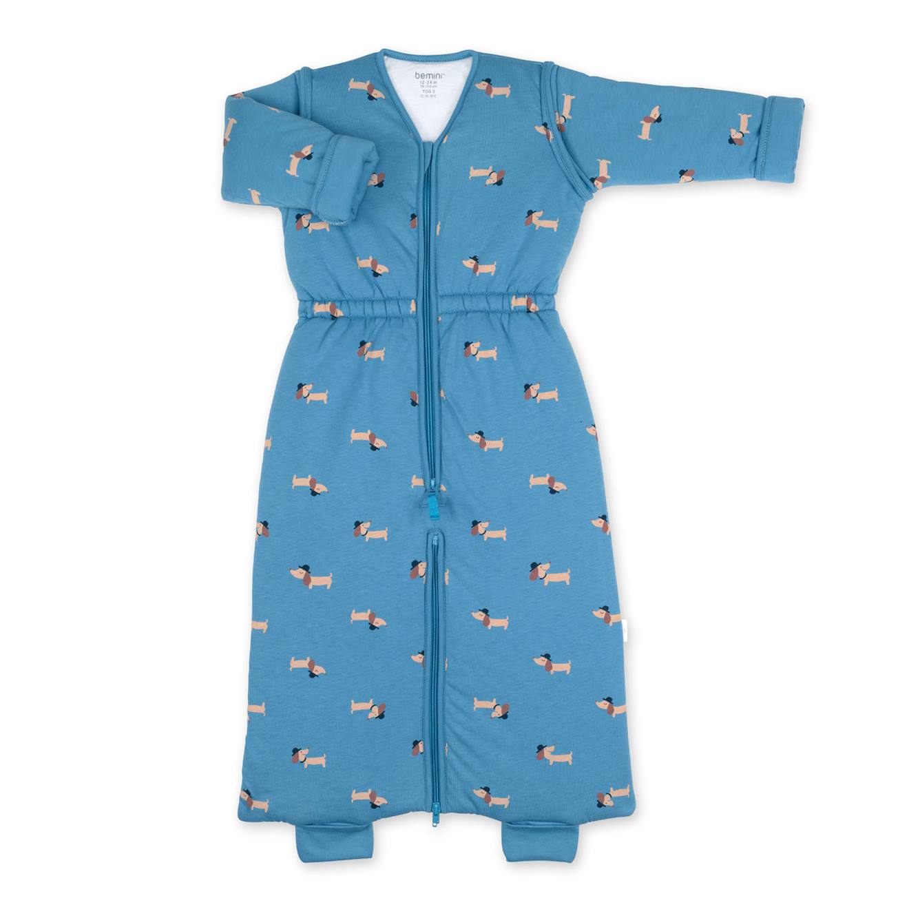 Gigoteuse Jambes Séparables Hiver - Tog 3 Pady Jersey - Jersey Print Wouff Turquoise