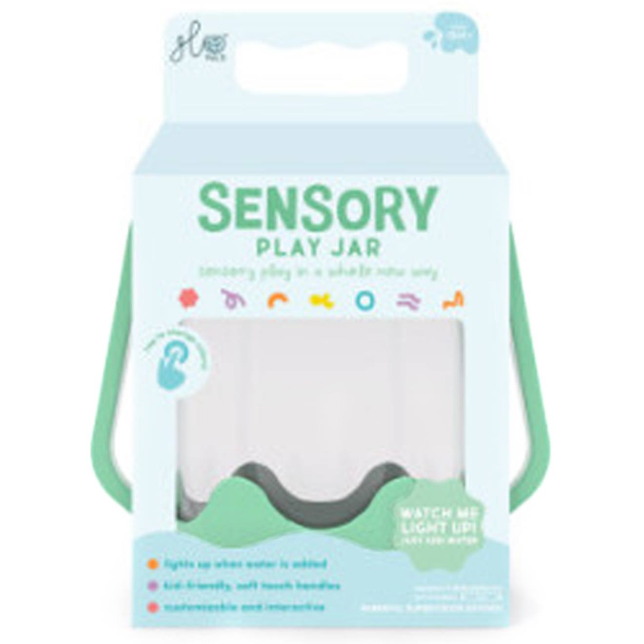 Bouteille Sensorielle Lumineuse Vert (Glo Pals) - Image 2