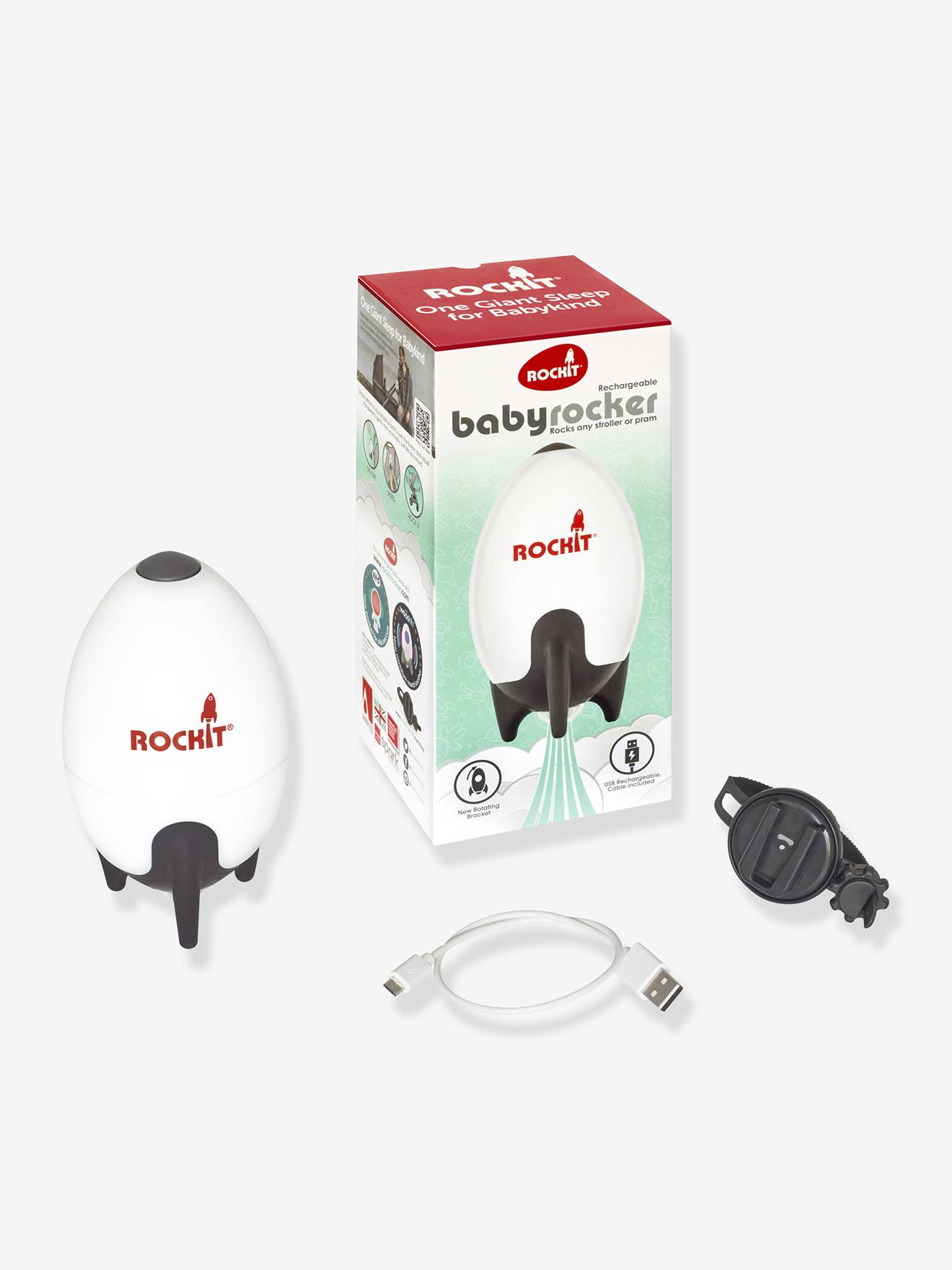 Berceur automatique Rocker blanc (Rockit) - Image 2