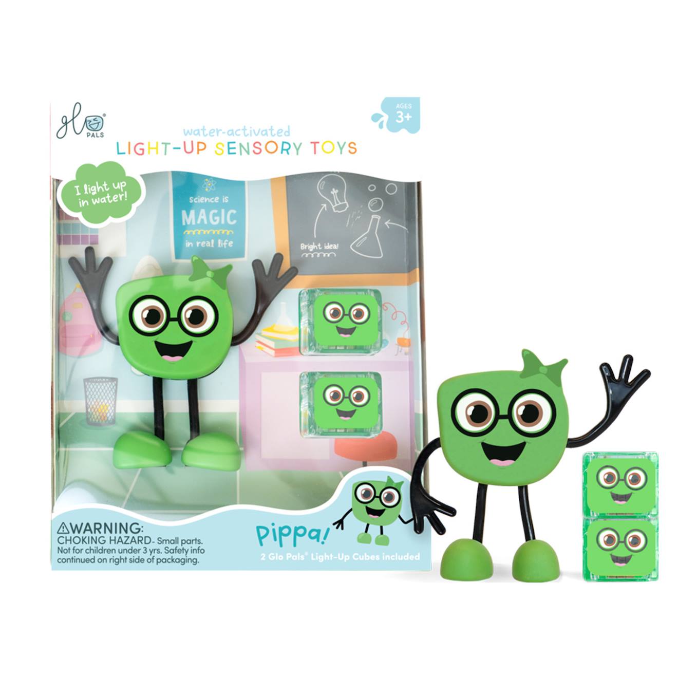 Jouet Personnage Sensoriel Lumineux Vert