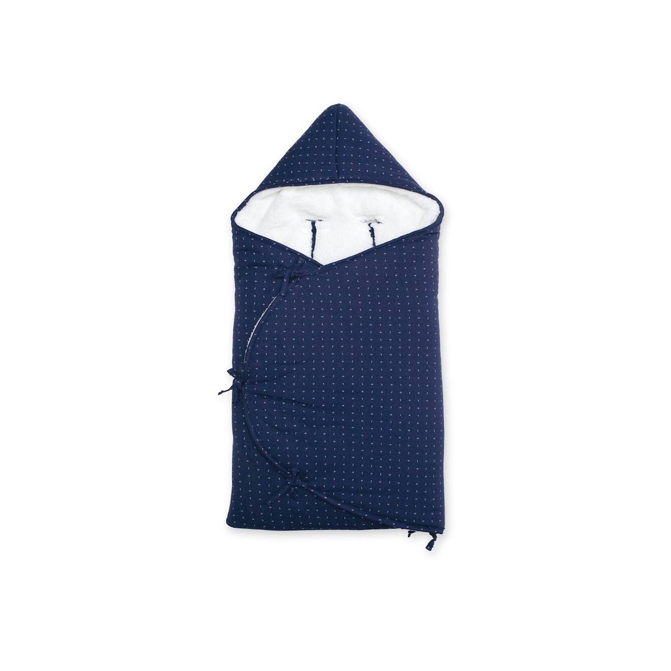 Nid D'ange Doublé - Pady Jersey - Teddy Geometric Print Navy