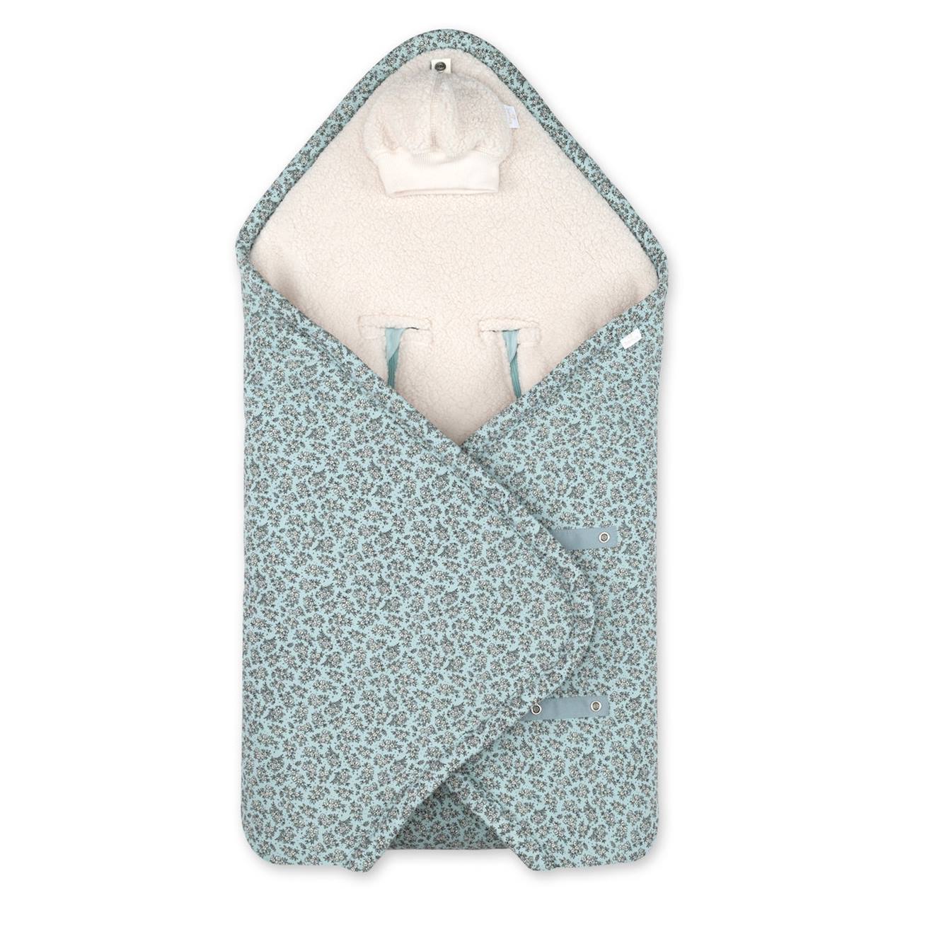 Nid D'ange Biside Ouatiné Hiver - Pady Jersey - Teddy Print Heidi Opalin
