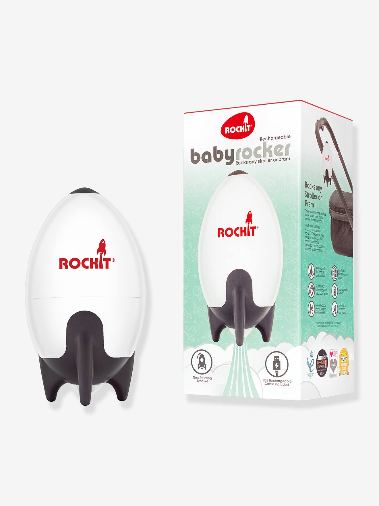 Berceur automatique Rocker blanc (Rockit) - Image 1