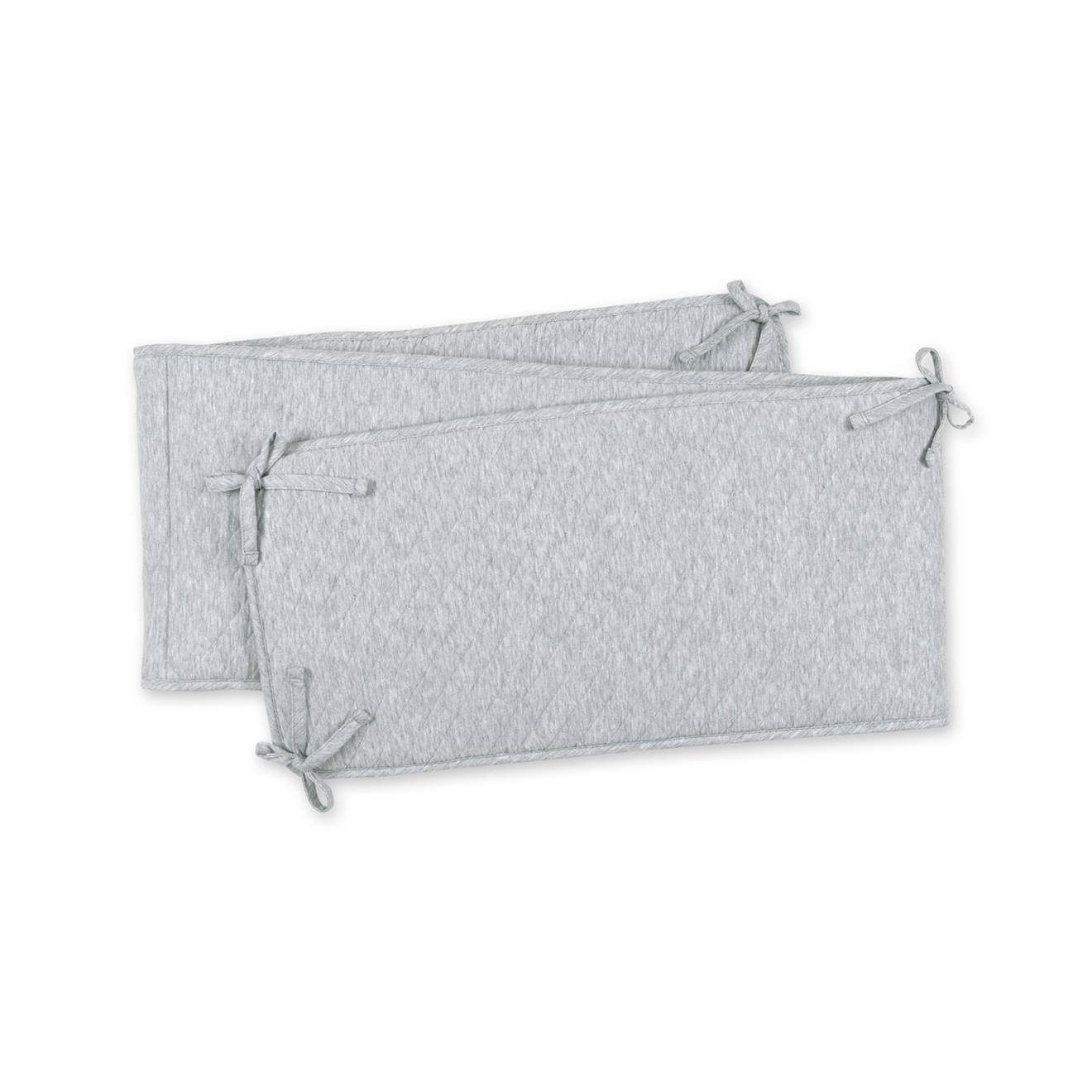 Tour De Lit Et Parc - Pady Quilted Jersey Mix Grey