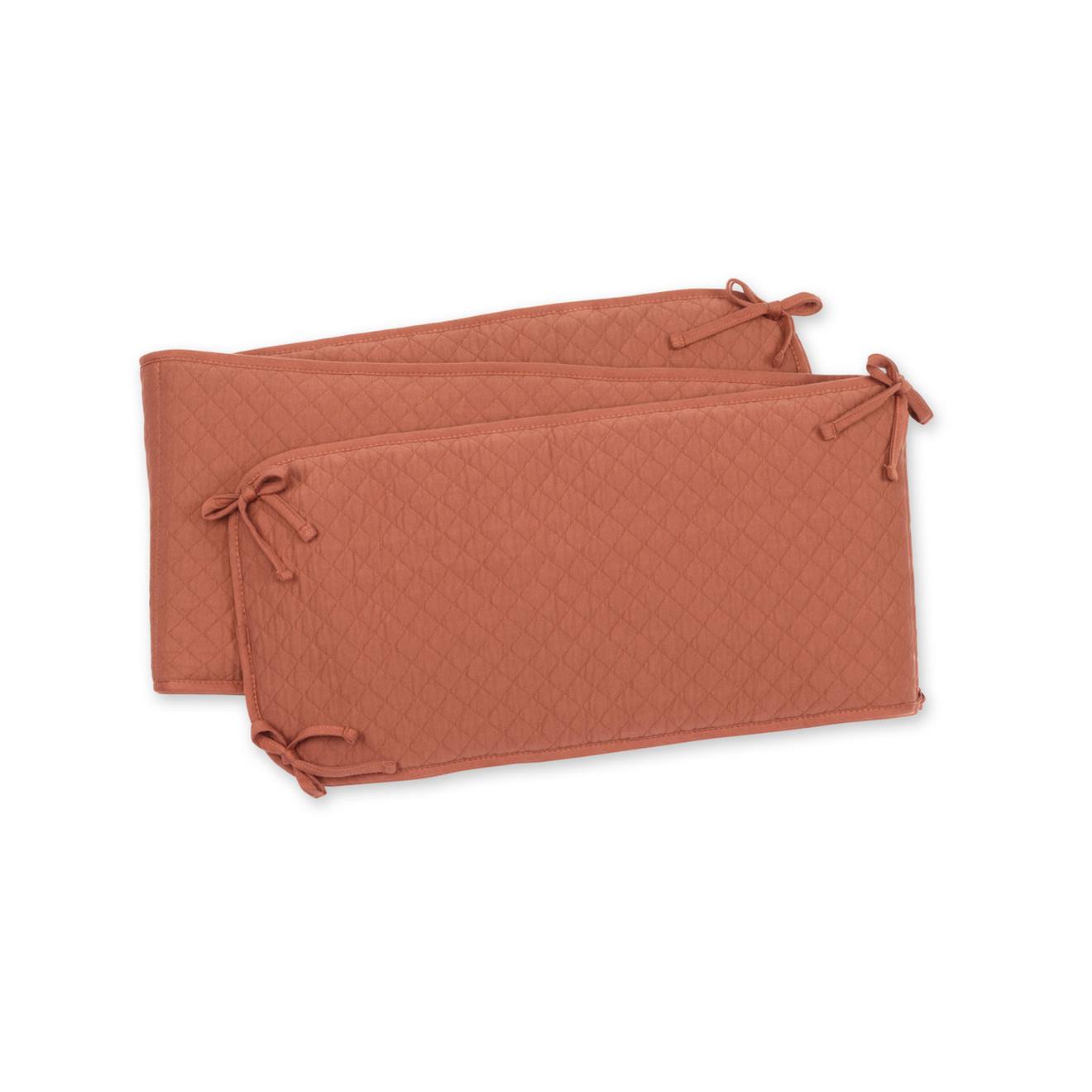 Tour De Lit Et Parc - Pady Quilted Jersey Brick