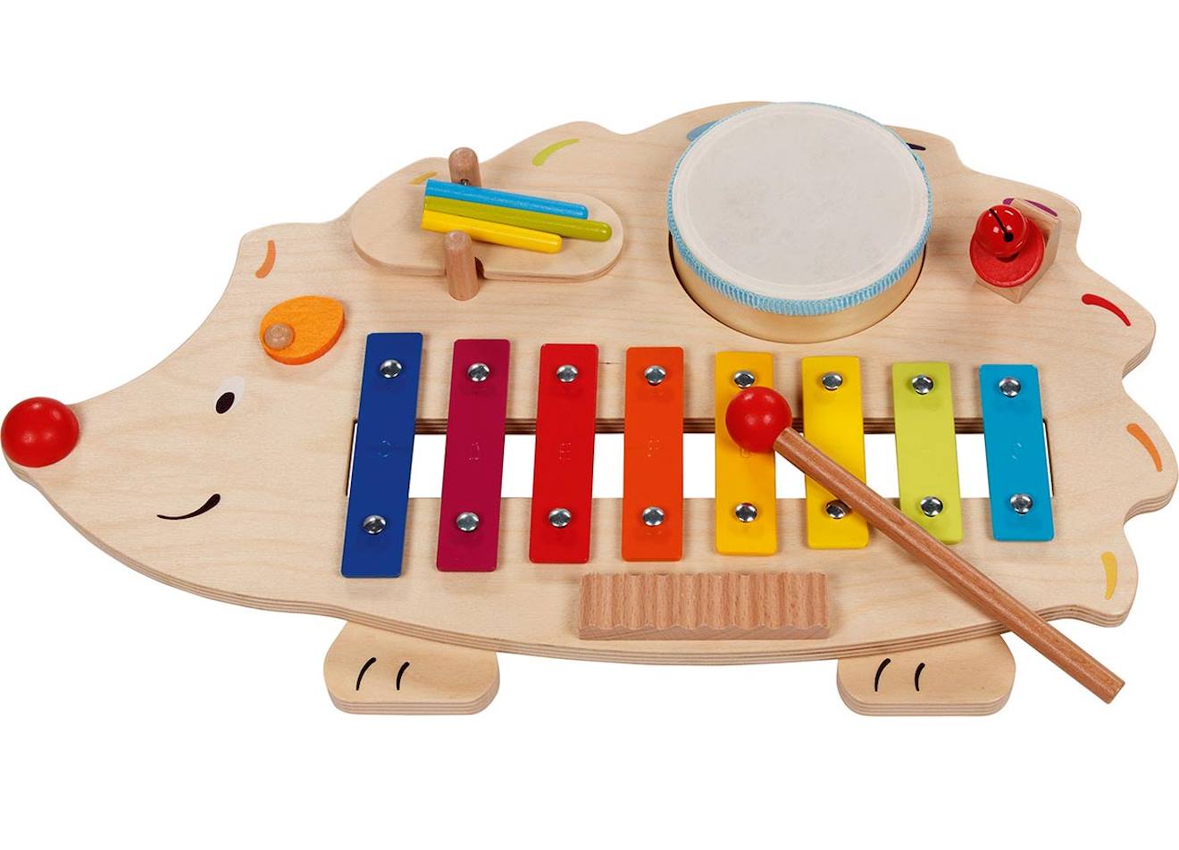 Table Musicale Hérisson Beige