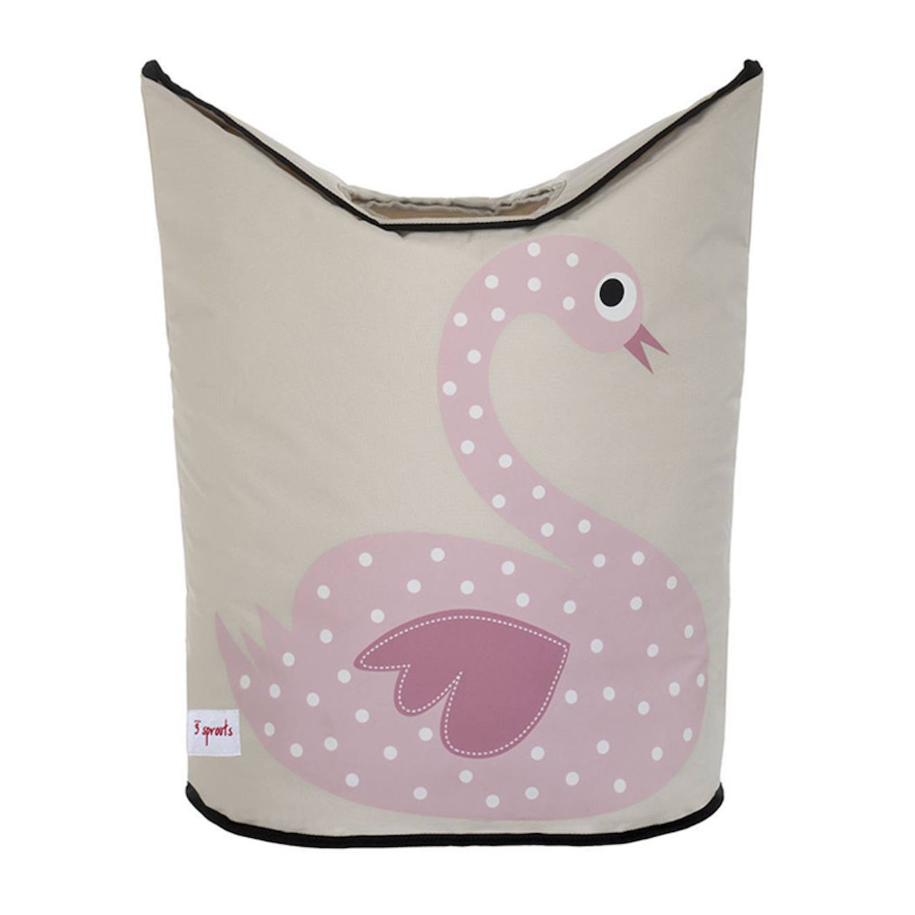 Panier À Linge Cygne Rose
