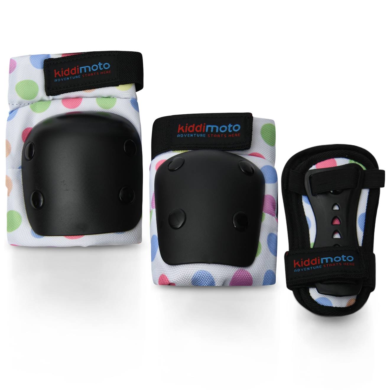 Set De Protections Enfant Pastel Dotty M Noir