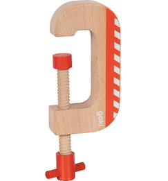 Jouet-Jeux d'imitation-Maison, bricolage et métiers-Serre-joint en bois