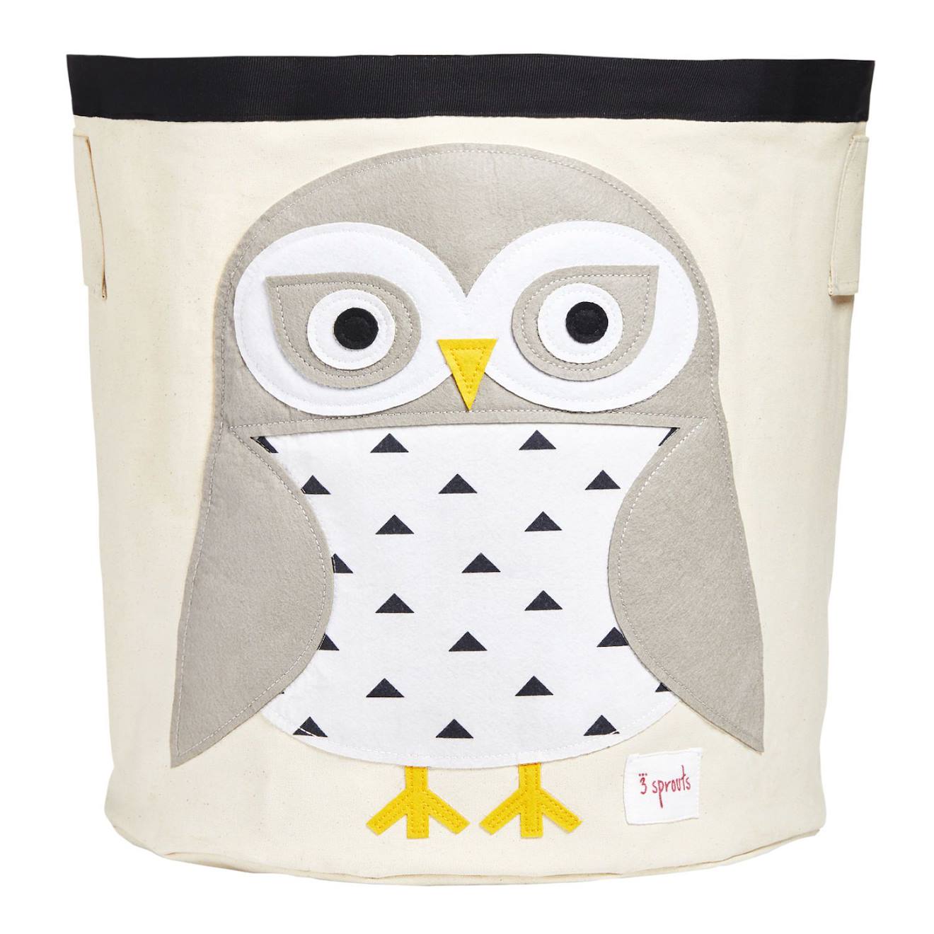 Sac À Jouets Chouette Gris