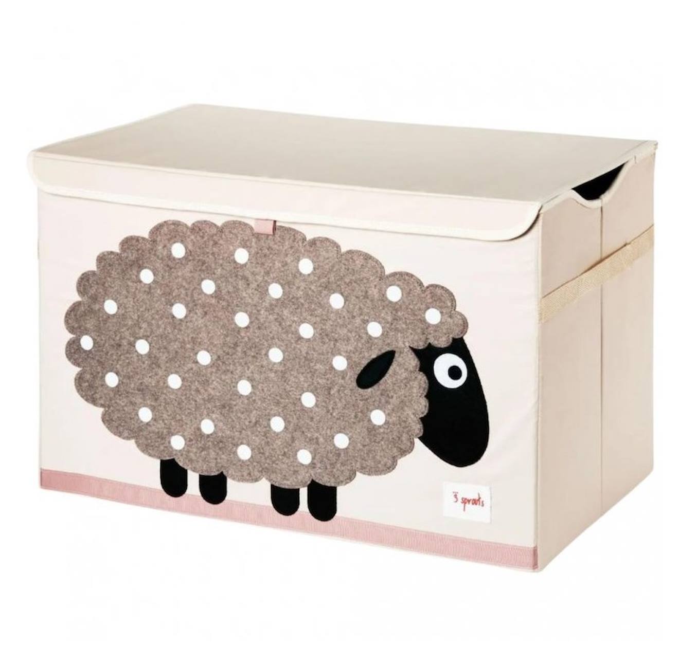 Coffre À Jouets Mouton Gris