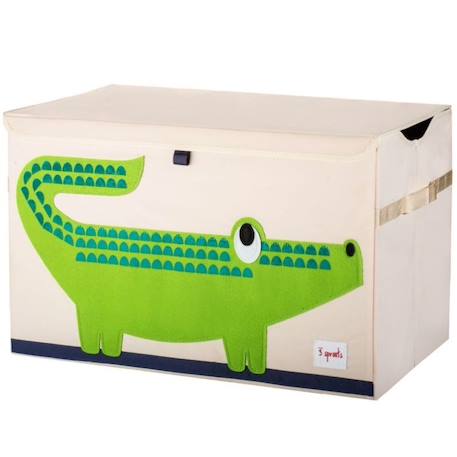 Coffre à jouets crocodile Vert 3 - vertbaudet enfant 