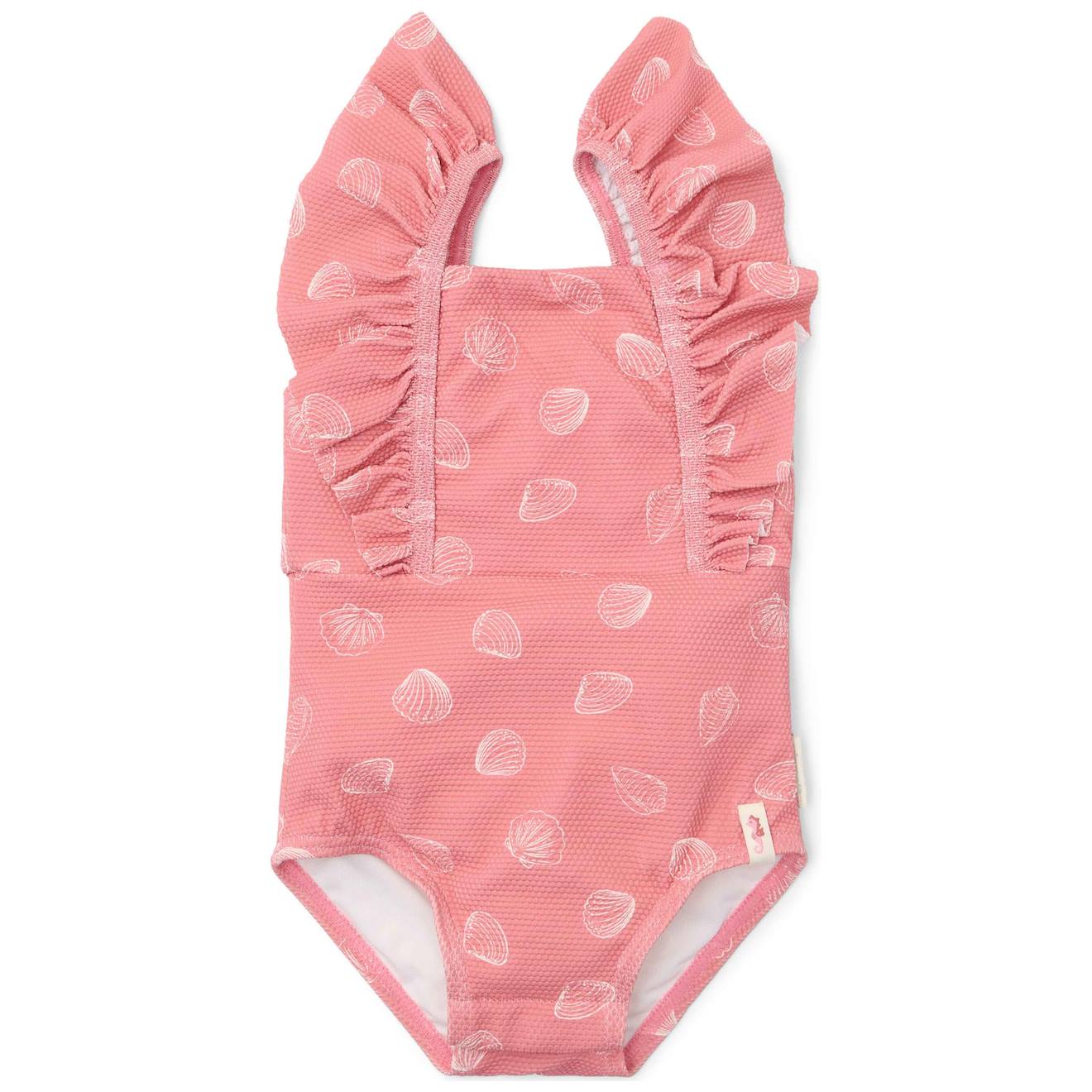 Maillot De Bain 1 Pièce À Volants Rose