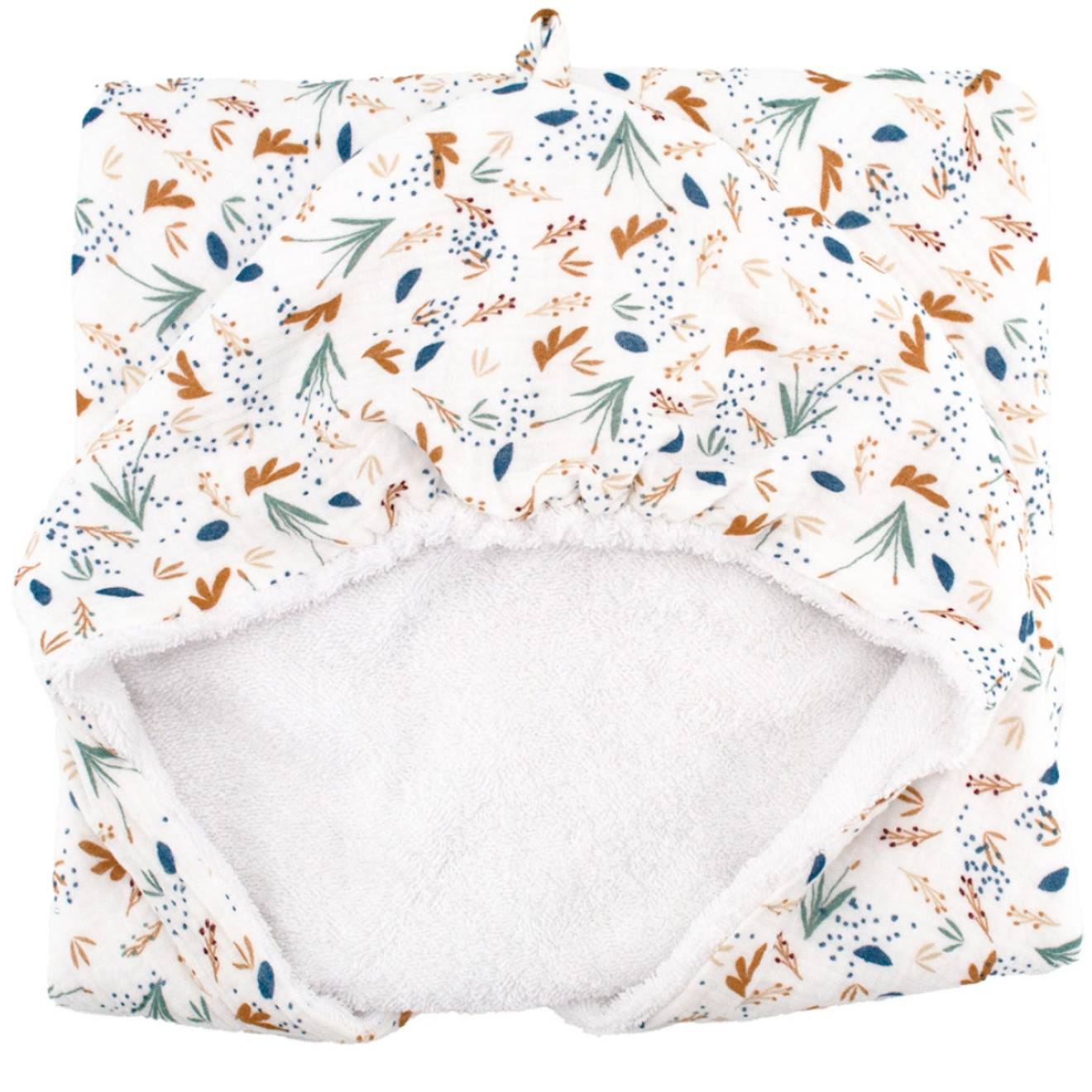 Cape De Bain Au Fil De L'eau Blanc, Bleu, Marron