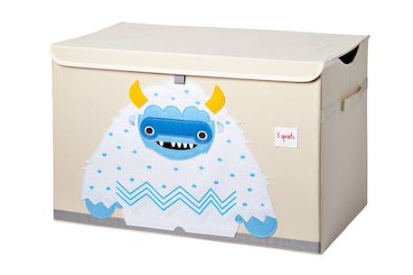 Coffre à jouets yéti Blanc 1 - vertbaudet enfant 